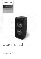 Philips TANX200 User manual