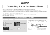 Yamaha Keyboard Owner's Manual