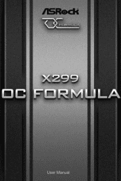 ASRock X299 OC Formula User Manual