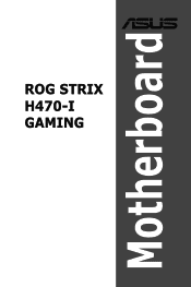 Asus ROG STRIX H470-I GAMING Users Manual English