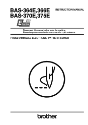 Brother International BAS-375E Instruction Manual - English