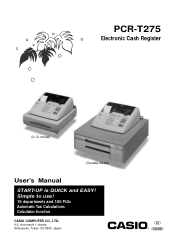 Casio PCRT275 User Manual
