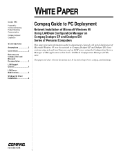 Compaq 174381-002 Distributing Windows 95 using LANDesk Configuration Manager