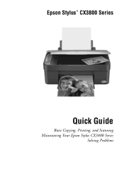 Epson Stylus CX3800 Quick Reference Guide