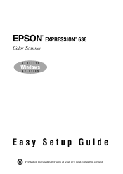 Epson Expression 636 User Setup Information - PC