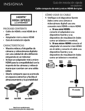 Insignia NS-DG06501 Quick Setup Guide (Español)