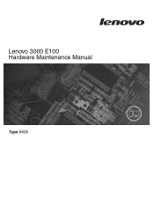 Lenovo E100 Hardware Maintenance Manual