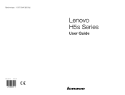 Lenovo H500s Lenovo H5s Series User Guide