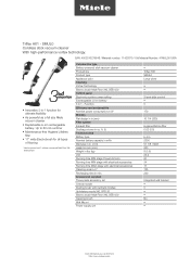 Miele Triflex HX1 Product sheet
