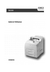 Oki B6500n Guide de l’Utilisateur, B6500 (French User's Guide)