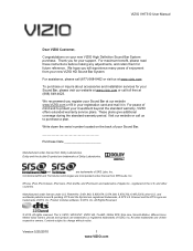 Vizio VHT510 VHT510 User Manual