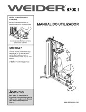 Weider 8700 I Portuguese Manual