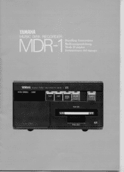 Yamaha MDR-1 Owner's Manual (image)