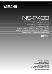 Yamaha NS-P400 Owner's Manual