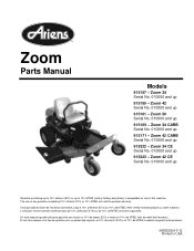 Ariens Zoom 42 Parts Catalog