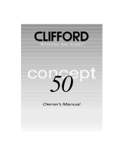 Clifford Concept 50 Owners Guide