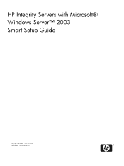HP Rx2620-2 Installation (Smart Setup) Guide, Windows Server 2003, v5.5