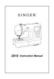 Singer 2010 Superb Instruction Manual