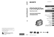 Sony DCR-DVD308 Operating Instructions