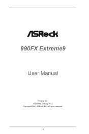 ASRock 990FX Extreme9 User Manual