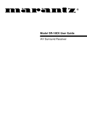 Marantz SR-18EX User Guide