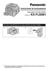 Panasonic KXFLB881 Fax - Spanish