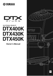 Yamaha DTX450K Owner's Manual