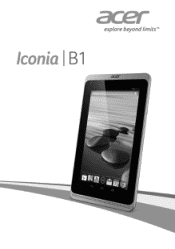 Acer Iconia B1-720 User Reference