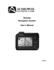 Audiovox NVX226 User Manual