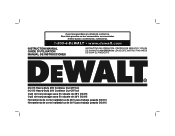 Dewalt DC415KL Instruction Manual