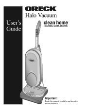 Oreck HALO Owners Guide