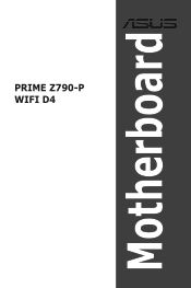 Asus PRIME Z790-P WIFI D4 Users Manual English