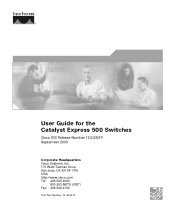 Cisco ESW-540-24P-K9 User Guide