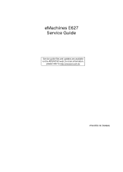 eMachines E627 Service Guide