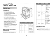 Lexmark 940e Clearing Jams Guide