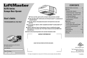 LiftMaster 8557 8557 Elite Series Users Guide Manual