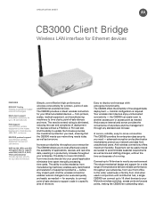 Motorola CB3000 User Manual