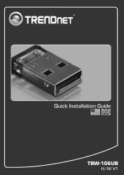 TRENDnet TBW-106UB Quick Installation Guide