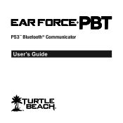 Turtle Beach Ear Force PBT User's Guide