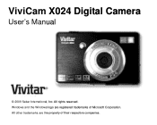 Vivitar X024 Camera Manual