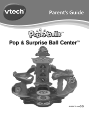 Vtech Pop-a-Balls Pop & Surprise Ball Center User Manual