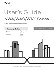 ZyXEL WAC500H User Guide
