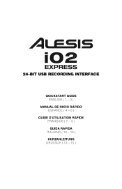 Alesis iO2 Express Quick Start Guide