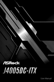 ASRock J4005DC-ITX User Manual