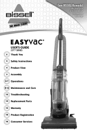 Bissell Easy Vac® Vacuum Easy Vac® User's Guide
