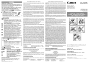 Canon LS-100TS User manual