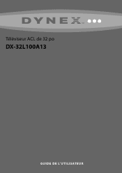 Dynex DX-32L100A13 User Manual (French)