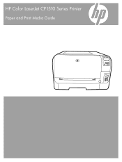 HP CP1515n HP Color LaserJet CP1510 Series - Paper and Print Media Guide