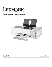 Lexmark Z1520 User's Guide