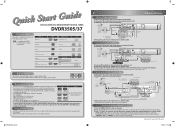 Philips DVDR3505 Quick start guide